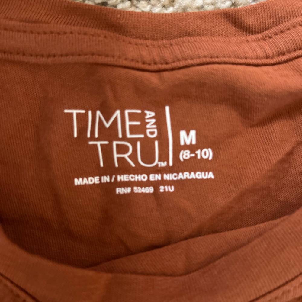 Neutral brown long sleeve shirt